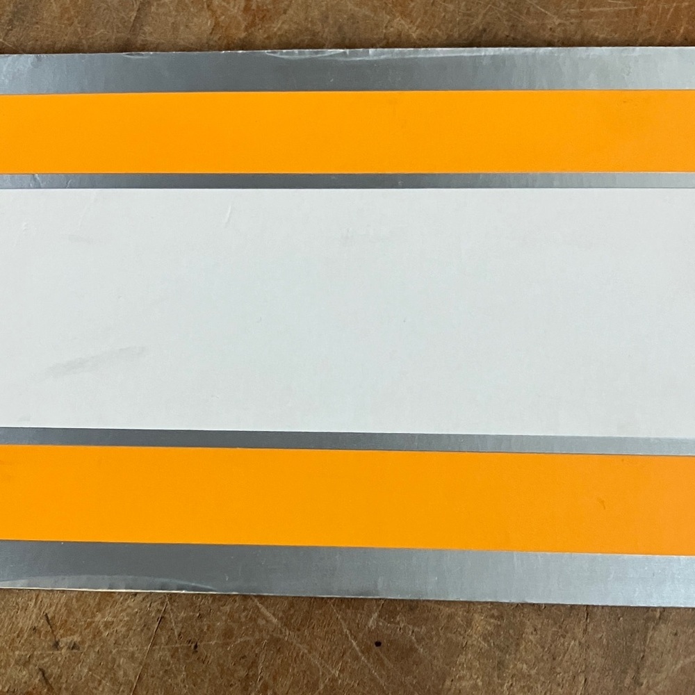 Veuve Clicquot magnet - oversize Pencil - Silver White & and Orange - Picture 9 of 13